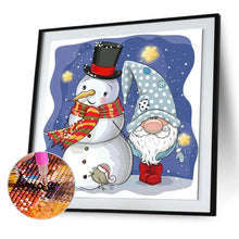 Load image into Gallery viewer, Snowman Goblin 30x30cm(canvas) full round drill diamond painting
