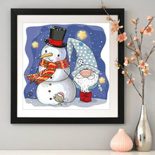 Load image into Gallery viewer, Snowman Goblin 30x30cm(canvas) full round drill diamond painting
