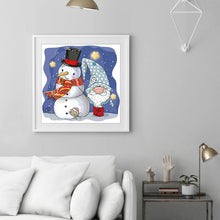 Load image into Gallery viewer, Snowman Goblin 30x30cm(canvas) full round drill diamond painting
