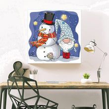 Load image into Gallery viewer, Snowman Goblin 30x30cm(canvas) full round drill diamond painting
