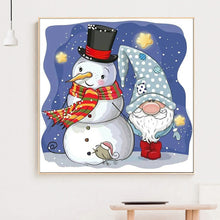 Load image into Gallery viewer, Snowman Goblin 30x30cm(canvas) full round drill diamond painting
