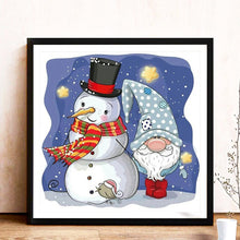 Load image into Gallery viewer, Snowman Goblin 30x30cm(canvas) full round drill diamond painting
