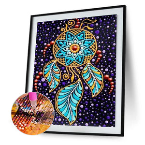 Dreamcatcher 30x40cm(canvas) partial beautiful special shaped drill diamond painting