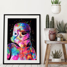 Load image into Gallery viewer, Movie Star Wars 30x40cm(canvas) full round drill diamond painting
