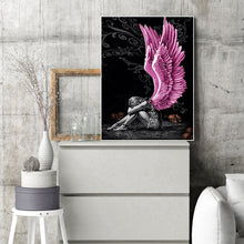Load image into Gallery viewer, Angel Wings 30x40cm(canvas) full round drill diamond painting
