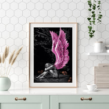 Load image into Gallery viewer, Angel Wings 30x40cm(canvas) full round drill diamond painting
