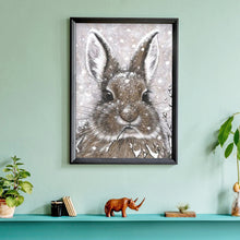 Load image into Gallery viewer, Snow Rabbit 30x40cm(canvas) full round drill diamond painting
