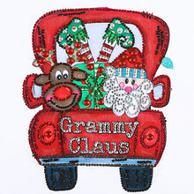 Load image into Gallery viewer, Santa Car 30x30cm(canvas) partial beautiful special shaped drill diamond painting
