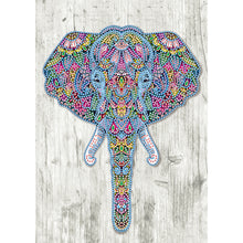 Load image into Gallery viewer, Elephant 30x40cm(canvas) beautiful special shaped drill diamond painting
