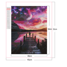 Load image into Gallery viewer, Bridge 40x50cm(canvas) full square drill diamond painting
