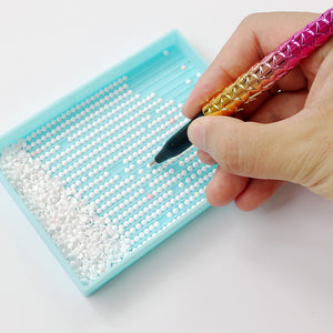 Point Drill Pen 5D Diamond Painting DIY Fish Tail Rhinestones Craft Tools