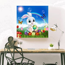 Load image into Gallery viewer, Easter Bunny 40x40cm(canvas) full round drill diamond painting
