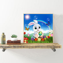 Load image into Gallery viewer, Easter Bunny 40x40cm(canvas) full round drill diamond painting
