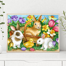 Load image into Gallery viewer, Easter Bunny 50x40cm(canvas) full round drill diamond painting
