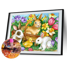 Load image into Gallery viewer, Easter Bunny 50x40cm(canvas) full round drill diamond painting
