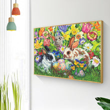 Load image into Gallery viewer, Easter Bunny 50x40cm(canvas) full round drill diamond painting
