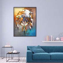 Load image into Gallery viewer, 3 Eagles in Sky 30x40cm(canvas) full round drill diamond painting
