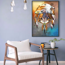 Load image into Gallery viewer, 3 Eagles in Sky 30x40cm(canvas) full round drill diamond painting
