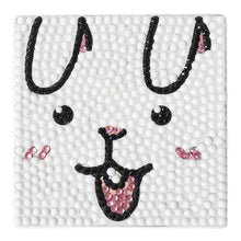 Load image into Gallery viewer, DIY Diamond Painting Kit Coaster Ceramics Insulation Cartoon Pad (Rabbit)
