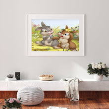 Load image into Gallery viewer, Two Rabbits 40x30cm(canvas) full round drill diamond painting
