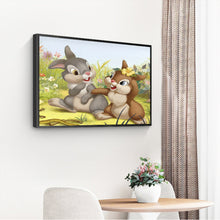 Load image into Gallery viewer, Two Rabbits 40x30cm(canvas) full round drill diamond painting
