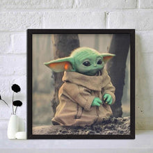 Load image into Gallery viewer, Yoda 30x30cm(canvas) full round drill diamond painting
