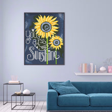 Load image into Gallery viewer, Luminous Sunflowers 30x40cm(canvas) full round drill diamond painting
