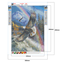 Load image into Gallery viewer, Flying Eagle 30x40cm(canvas) full square drill diamond painting
