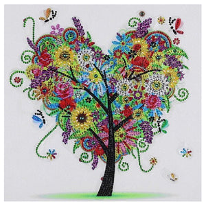 Giving Tree 35x35cm(canvas) partial special shaped drill diamond paint –  Urbestdeals