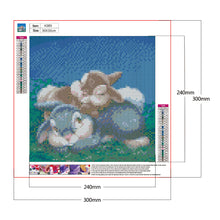 Load image into Gallery viewer, Rabbits 30x30cm(canvas) full round drill diamond painting
