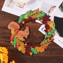 Load image into Gallery viewer, 5D DIY Diamond Painting Wreath Squirrel Picture Kit Garland Craft (WXQ042)
