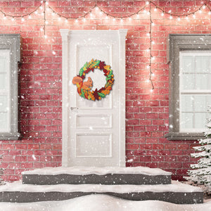 5D DIY Diamond Painting Wreath Squirrel Picture Kit Garland Craft (WXQ042)