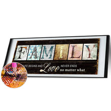 Load image into Gallery viewer, Family 80x30cm(canvas) full square drill diamond painting
