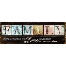 Load image into Gallery viewer, Family 80x30cm(canvas) full square drill diamond painting
