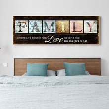 Load image into Gallery viewer, Family 80x30cm(canvas) full square drill diamond painting
