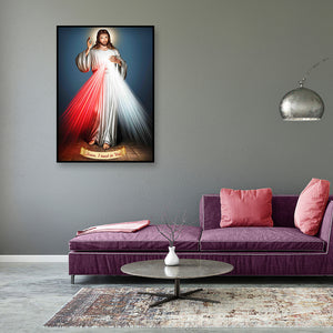 Jesus 30x40cm(canvas) partial special shaped drill diamond painting