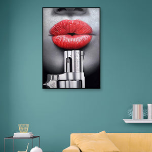 Sexy Red Lips 30x40cm(canvas) full round drill diamond painting