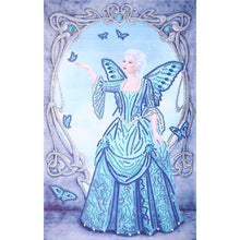 Load image into Gallery viewer, Angel Dress Lady 30x45cm(canvas) partial special shaped drill diamond painting
