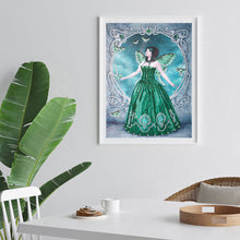 Load image into Gallery viewer, Angel Dress Lady 30x45cm(canvas) partial special shaped drill diamond painting
