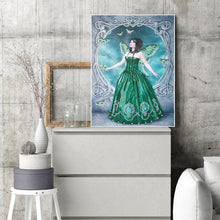 Load image into Gallery viewer, Angel Dress Lady 30x45cm(canvas) partial special shaped drill diamond painting
