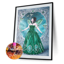 Load image into Gallery viewer, Angel Dress Lady 30x45cm(canvas) partial special shaped drill diamond painting
