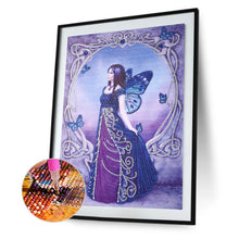 Load image into Gallery viewer, Angel Dress Lady 30x45cm(canvas) partial special shaped drill diamond painting
