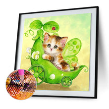 Load image into Gallery viewer, Little Cat 30x30cm(canvas) full round drill diamond painting
