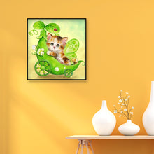 Load image into Gallery viewer, Little Cat 30x30cm(canvas) full round drill diamond painting
