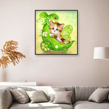 Load image into Gallery viewer, Little Cat 30x30cm(canvas) full round drill diamond painting
