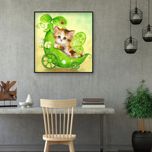 Load image into Gallery viewer, Little Cat 30x30cm(canvas) full round drill diamond painting
