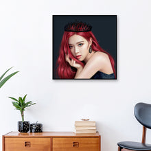 Load image into Gallery viewer, BLACKPINK 30x30cm(canvas) full round drill diamond painting
