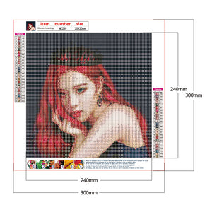 BLACKPINK 30x30cm(canvas) full round drill diamond painting