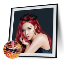 Load image into Gallery viewer, BLACKPINK 30x30cm(canvas) full round drill diamond painting
