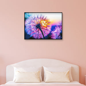 Dandelion 40x30cm(canvas) full round drill diamond painting